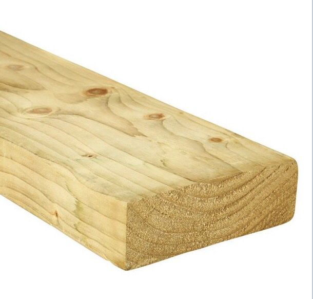 195mm X 69mm  Finished Size Treated C24 4.8 Metres Eased Edges
