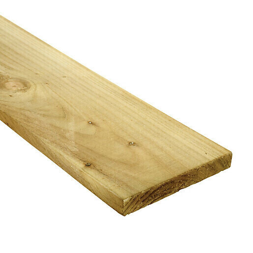 22mm x 150mm (6”x1” Treated Sawn Timber 3.6 Metre)