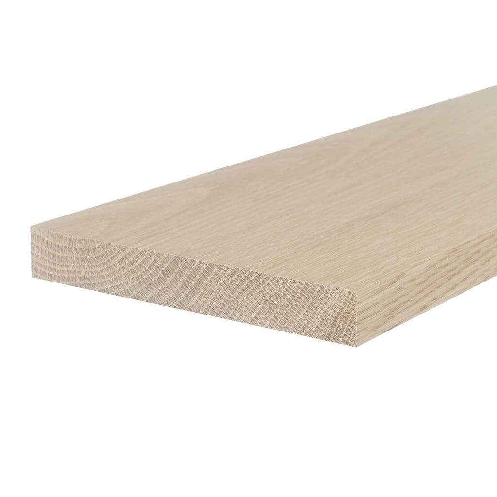 Solid American White Oak Shelving Ex 9" X 1" (Finish Size 220mm x 21mm) 4ft Long