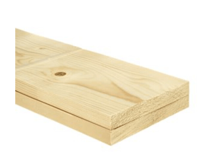 Ex 25 x 175 (21mm x 169mm finished sizes) Swedish Planed Redwood