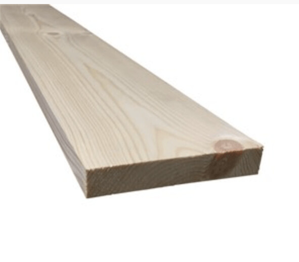 Ex 25 x 125 (21mm x 119mm finished sizes) Swedish Planed Redwood