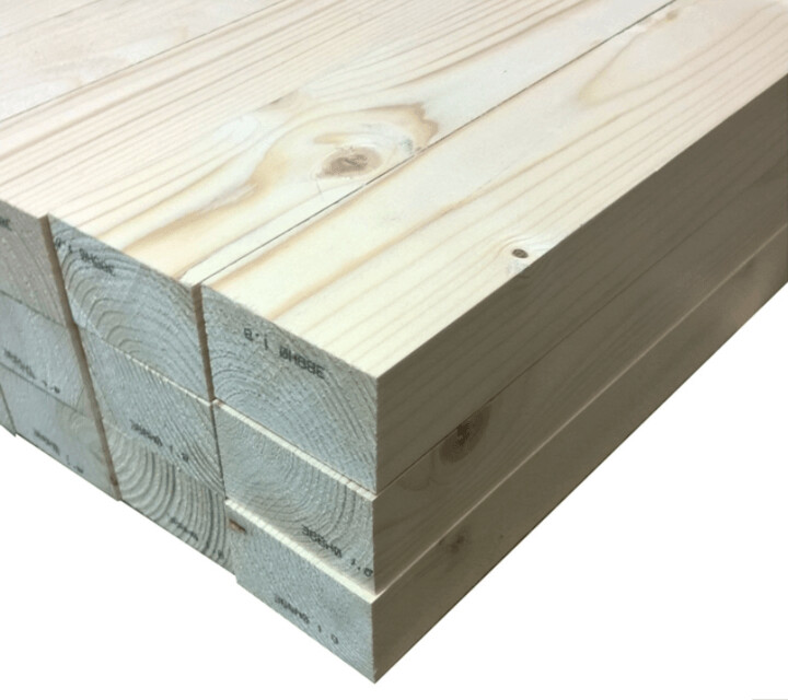 Ex 50 x 75 (44mm x 69mm finished sizes) Swedish Planed Redwood