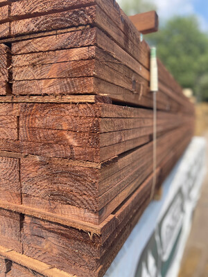 22mm x 150mm (6”x1” Treated Sawn Timber 3.6 metre) Brown