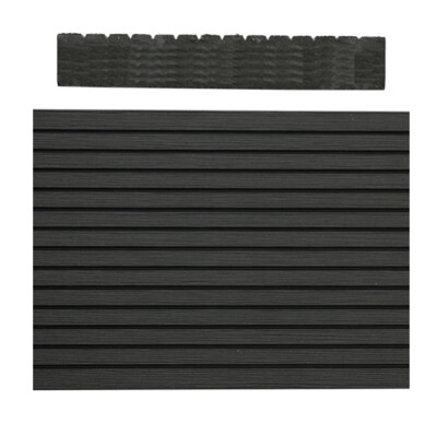 SAiGE Mid Groove Solid Anti Slip Composite Decking Board Charcoal (23x143mm) 3.6 Metre