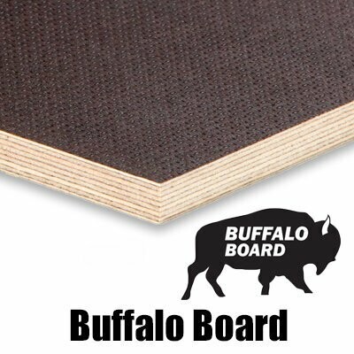 1220mm X 2440mm X 18mm (8ft X 4ft X 18mm) Phenolic Coated Buffalo Board/ Hexagon Grip Pattern Black Anti Slip Board (Best Seller 🚨)