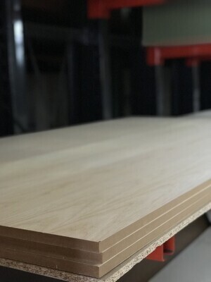 Crown Cut Ash Veneer MDF Board 2440mm x 1220mm x 18mm