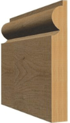 25 x 175 ( 20.5 x 169 finished sizes ) Swedish Redwood Torus Skirting