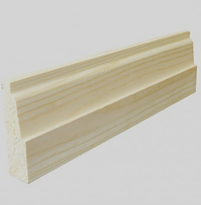 25 x 75 ( 20.5 x 69 finished sizes ) Redwood Lambs Tongue Architrave (1 Door Set)