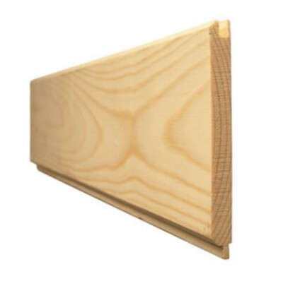 19 x 125 Redwood Matchboard V Jointed (15mm finish x 119mm finish) 4.5 Metre Length