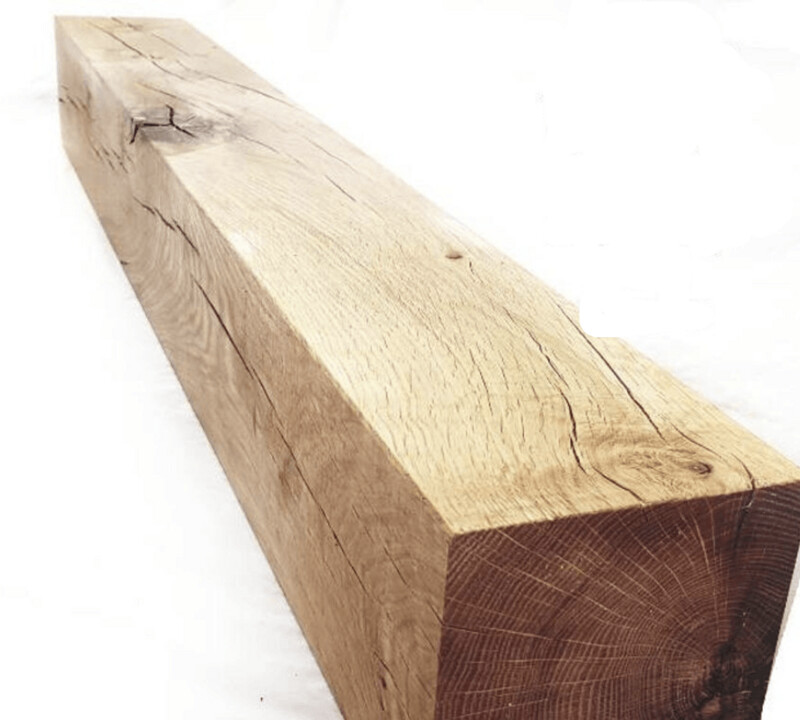 Ex 6" X 6" Planed Green Oak Beam 8ft Long