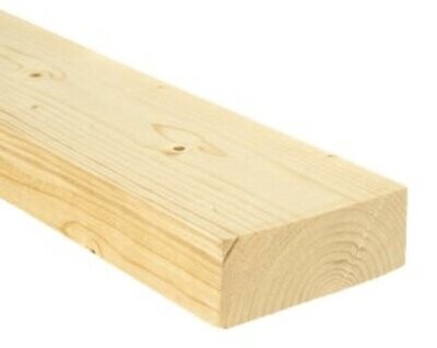 47mm x 125mm C24 Easy Edged Timber (5