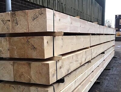 12" X 12" (300mm X 300mm) C24 Black Forest German Timbers