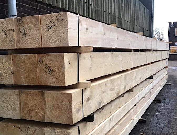 12"x12" (300mm x 300mm) Timber 7.2 metre