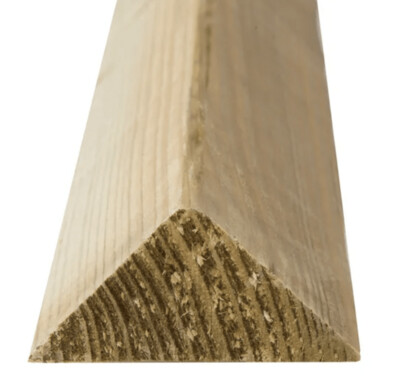 45mm x 45mm Timber Angle Fillet 4800mm (2'' x 2'')