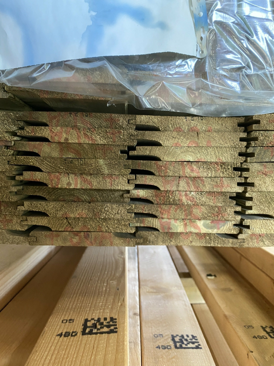 (Ex 5”) 19mm x 125mm Redwood T&G Shiplap Treated (14.5mm x 119mm Finish Size) 4.2 Metres