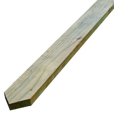 Pointed Top 70mm x 22mm x 900mm Rough Sawn Treated Fencing