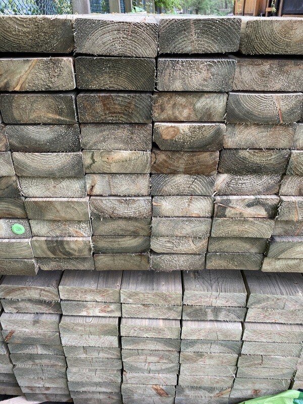 Ex 5”x2” Treated Joist (45mm X 120mm Finish) C24 3.6 Metres