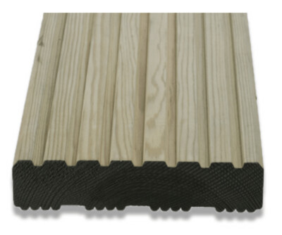 6" Premium Grooved And Reeded Reversible Deck Boards! (Best Seller!)