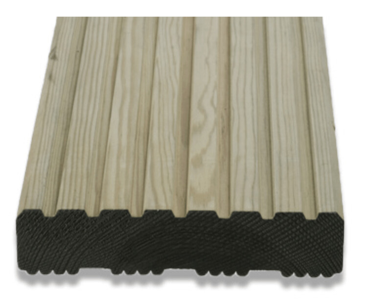 Decking Premium Dual Sided Profiled Ex 150 x 38 (Finish Size 145mm X 28mm) 2.4 Metres