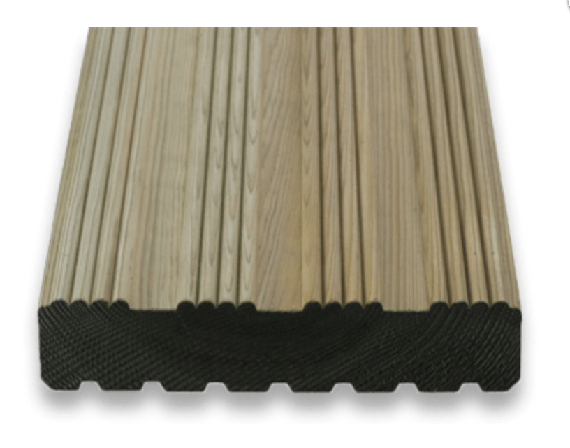 Decking Premium Dual Sided Profiled Ex 150 x 32 (Finish Size 145mm X 28mm) 3.0 Metres (Discontinued When Stock Has Sold Out) Other Lengths Always In Stock