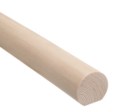 Best Redwood 44mm Mopstick Handrail 4.8 Metre