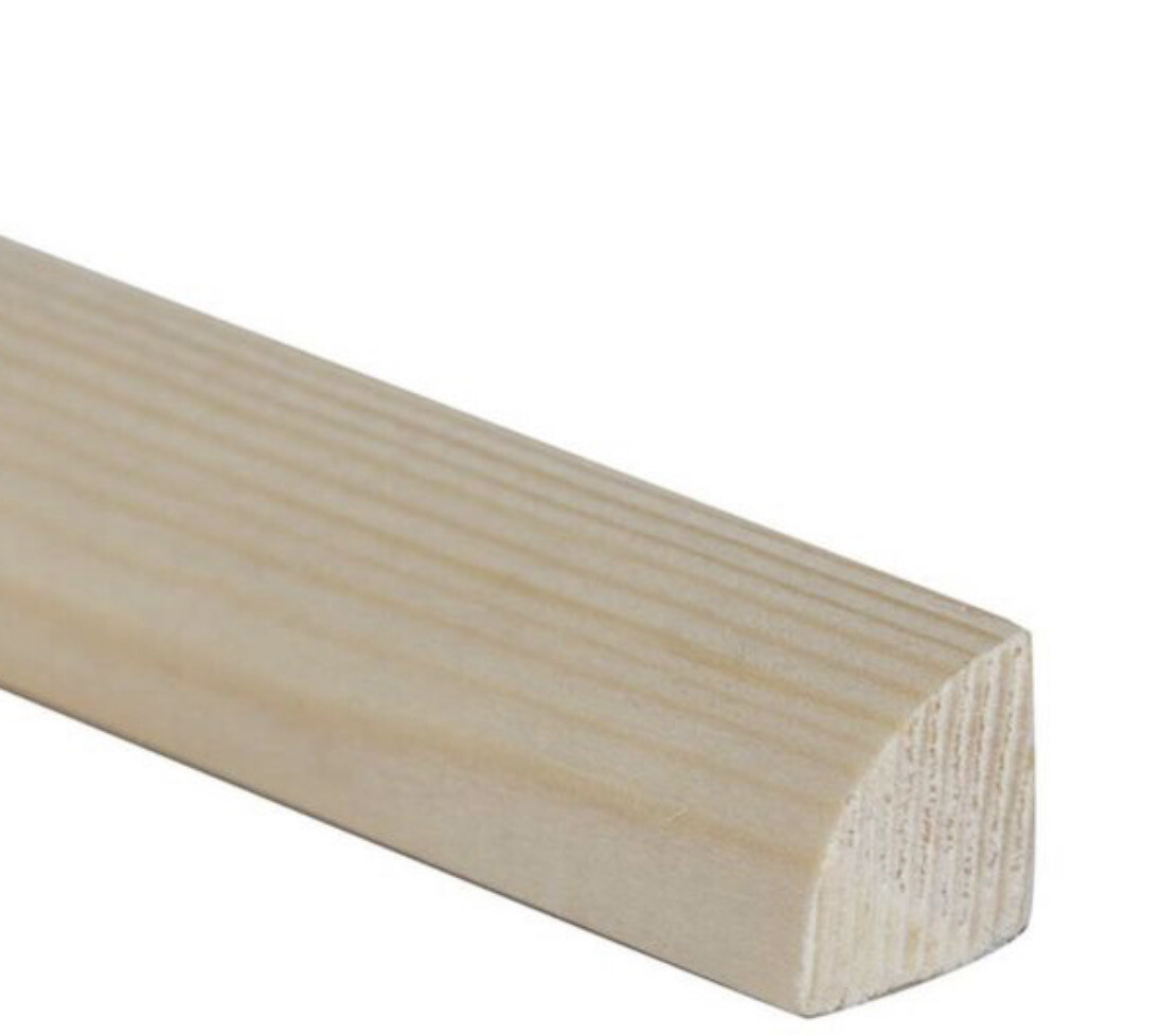 19mm X 19mm Pine Quadrant 3.6 Metres