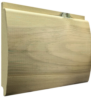 (Ex 5”)Treated 22mm x 125mm Log Lap Cladding (19mm x 120mm Finish Size) 4.8 Metres (Ex 5”)Treated 22mm x 125mm Log Lap Cladding (19mm x 120mm Finish Size) 4.8 Metres