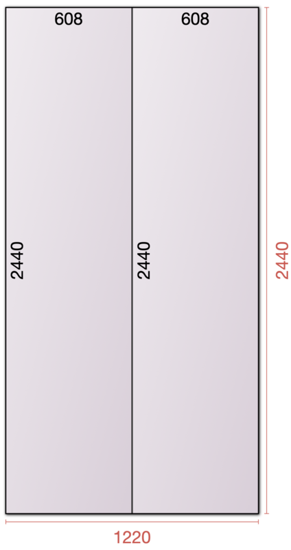 18mm x 2440mm x 608mm (2 Pieces) Sturdy floor / Roofing Plywood/ Shuttering Plywood (Limited Stock Left At This Price - Hurry!)