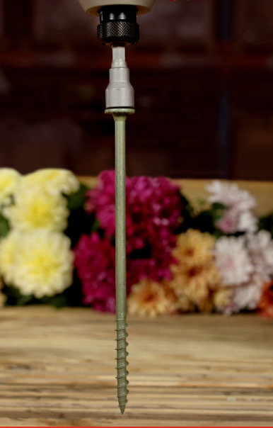 Heavy Duty Timber Wolf MORTORQ Landscaping Screws - 7.0 x 180mm Box 50 (Bit Included) (Recommended For Sleepers & Posts) Weather Resistant Green Coating