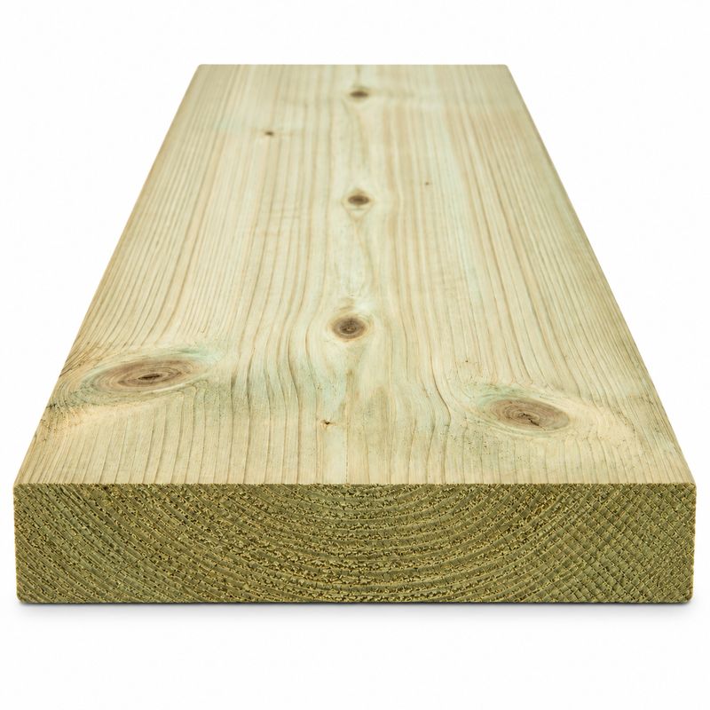 47 x 225 (44mm x 220mm Finish Size) Ex 9”x2” C24 Treated Timber Joist 4.8 Metre