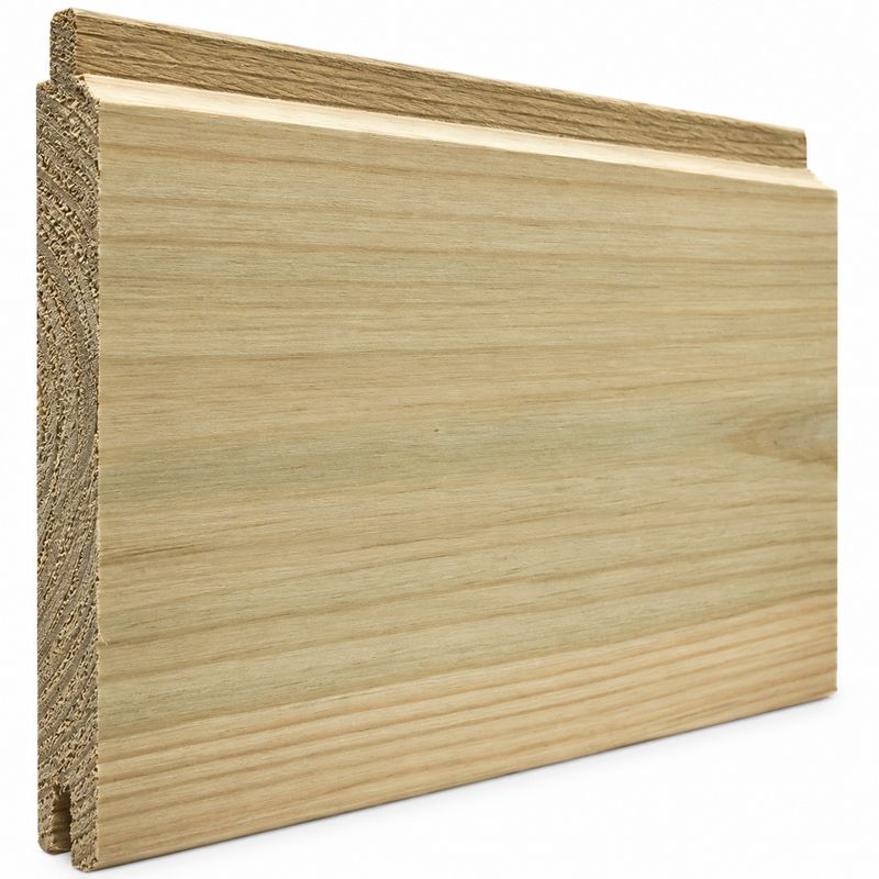 (Ex 5”) TREATED 19mm x 125mm Redwood Matchboard V Jointed (15mm x 119mm Finish Size) 2.1 Metres Length (Ex 5”) TREATED 19mm x 125mm Redwood Matchboard V Jointed (15mm x 119mm Finish Size) 2.1 Metres Length