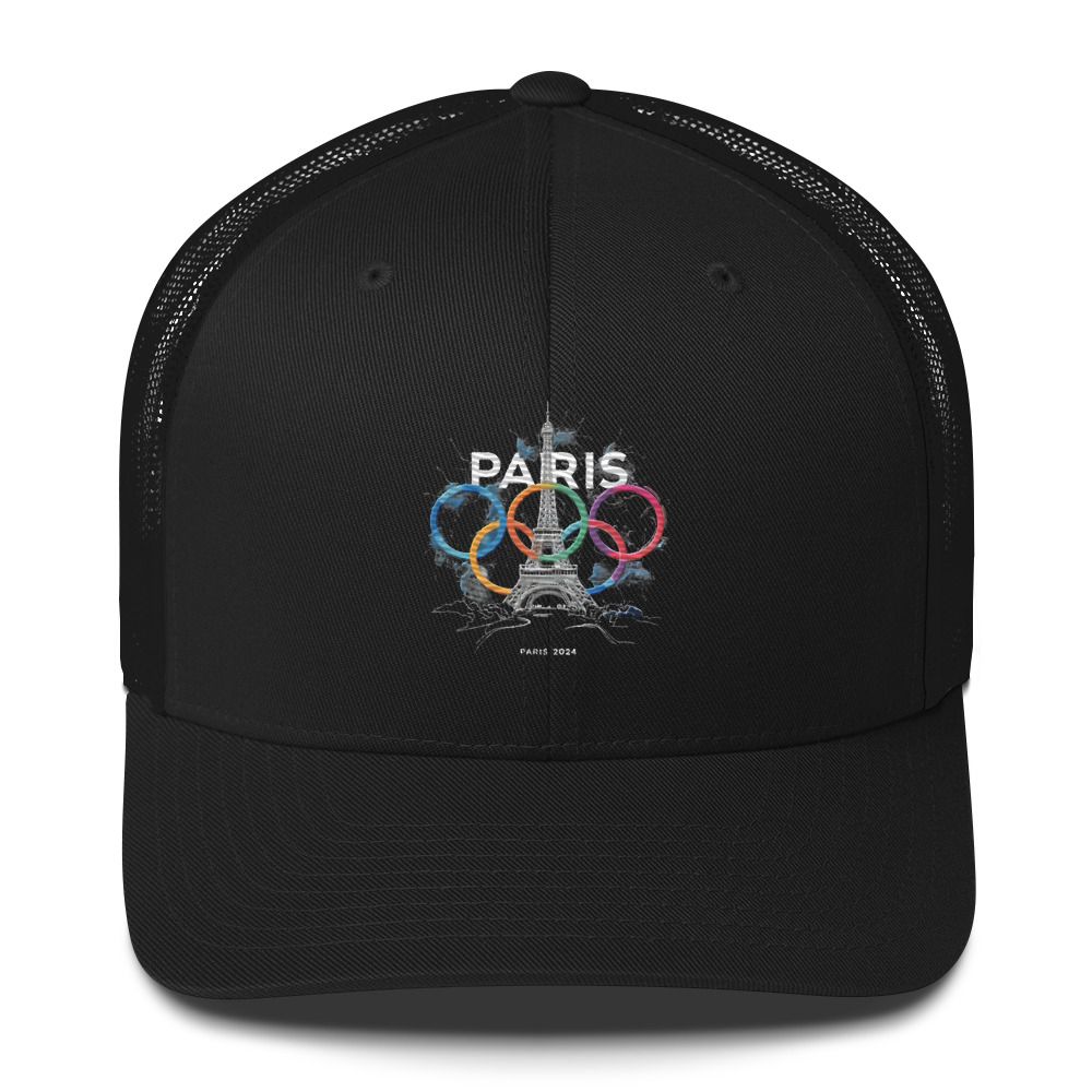 Trucker Cap | Paris 2024 Summer Games Love It | Sports Competitions | Victory Winner Gold Medal | Athletics Fair Play Sport Festival