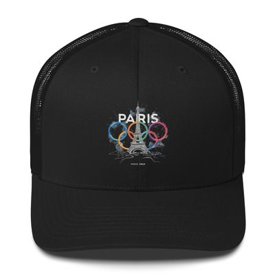 Trucker Cap | Paris 2024 Summer Games Love It | Sports Competitions | Victory Winner Gold Medal | Athletics Fair Play Sport Festival