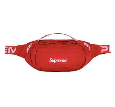 Supreme SS18 Waist Bag Fanny Pack Cordura Red