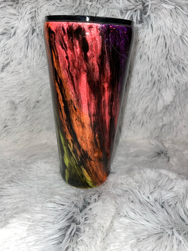 Reverse Tye Dye Tumbler