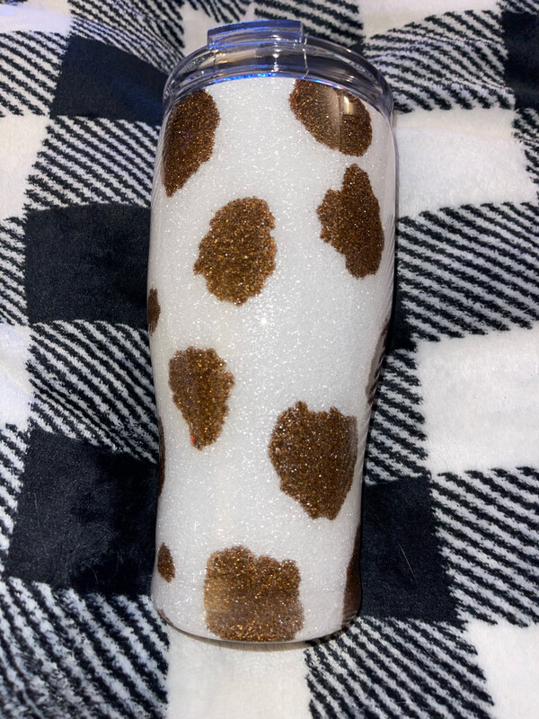 Cow Print Tumbler