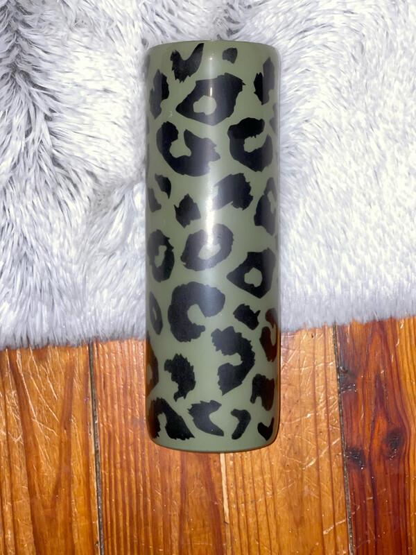 Olive Green Matte Cheetah