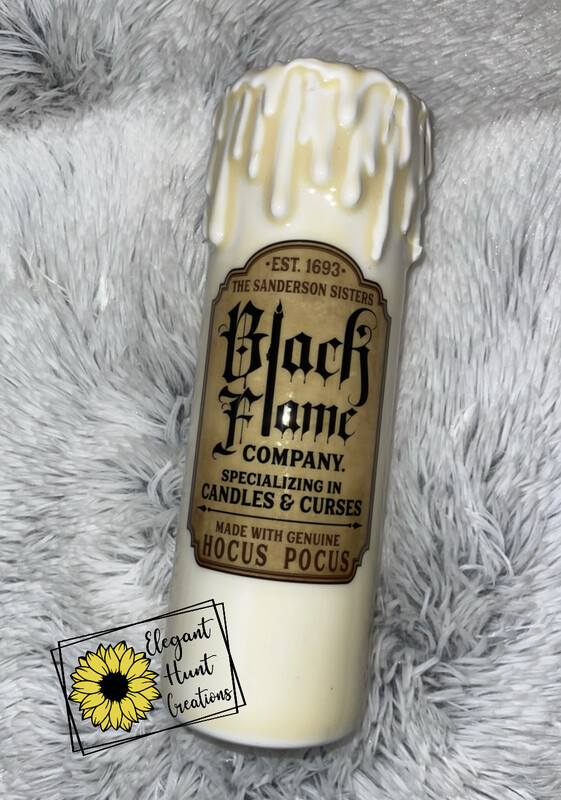 Black Flame Candle