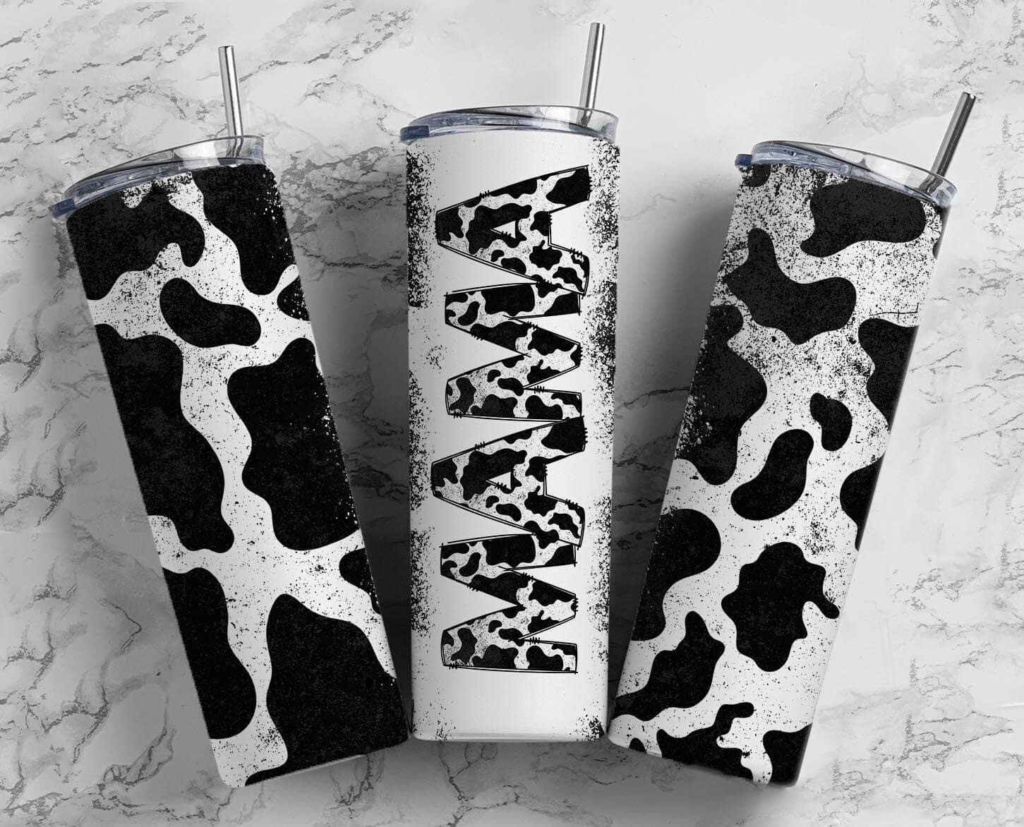 Cowprint Mama Sub Tumbler