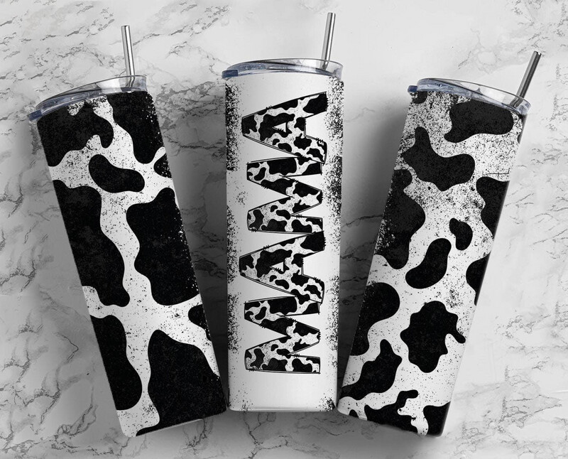 Cowprint Mama Sub Tumbler