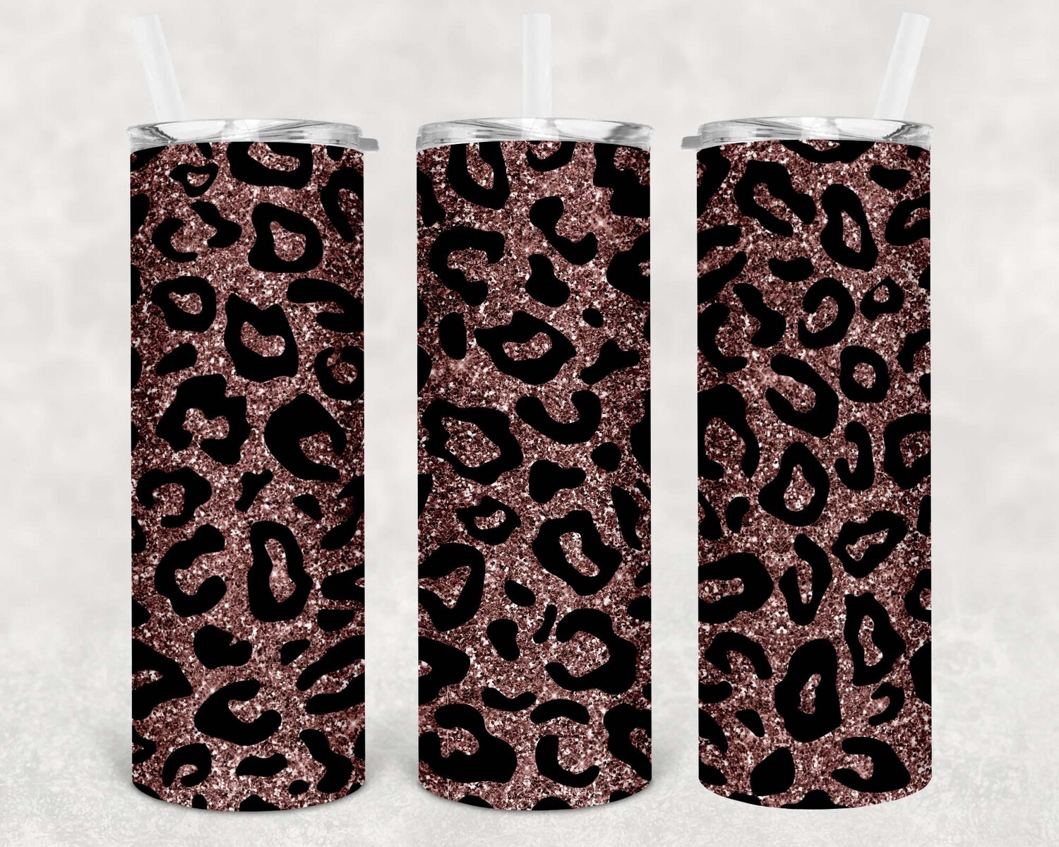 Rose Gold Cheetah Sub Tumbler