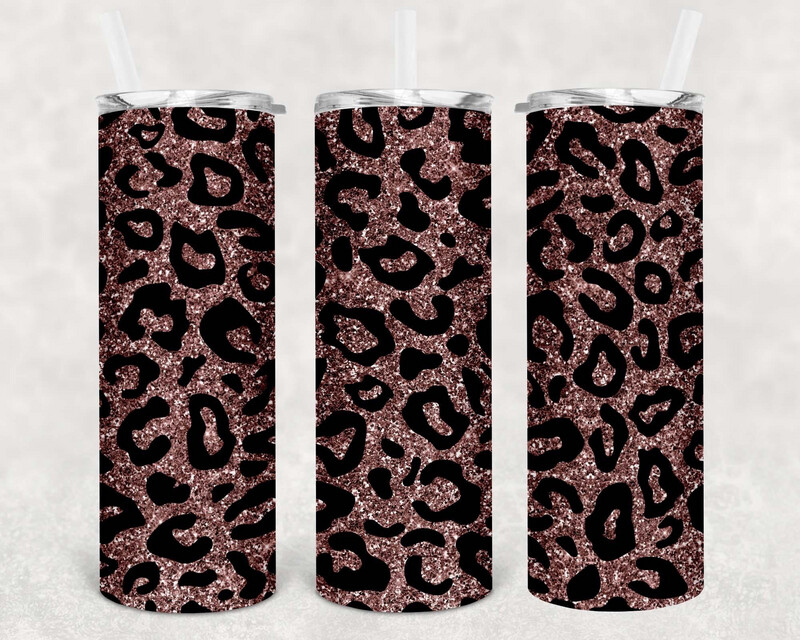 Rose Gold Cheetah Sub Tumbler