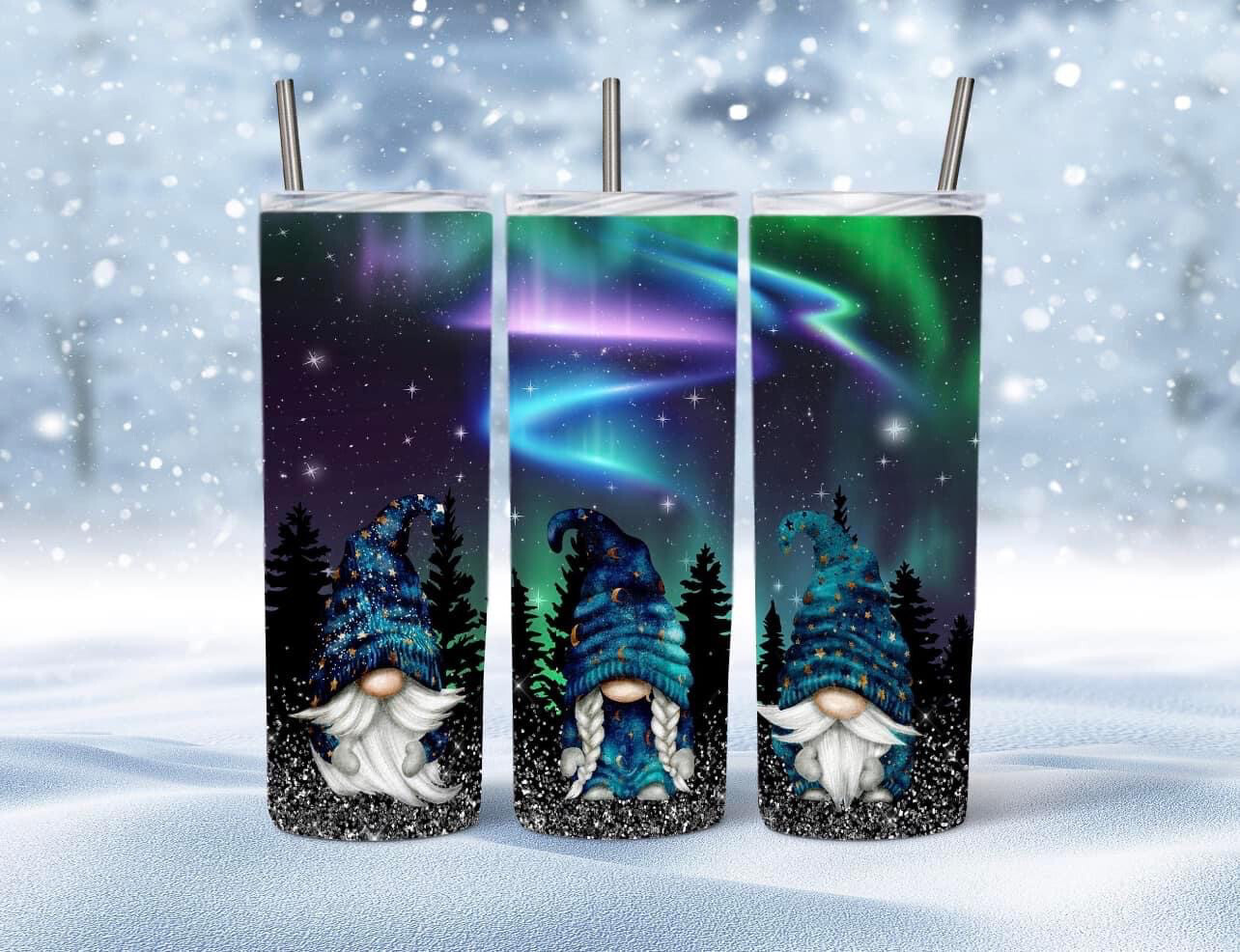 Gnome Northern Lights Sub Tumbler