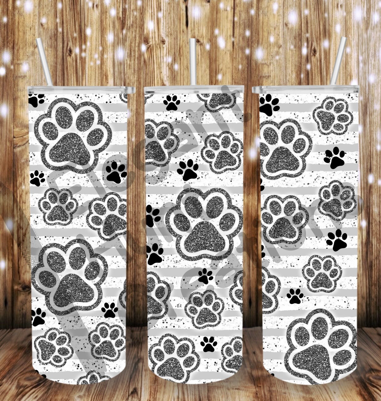 Silver Paw Sub Tumbler
