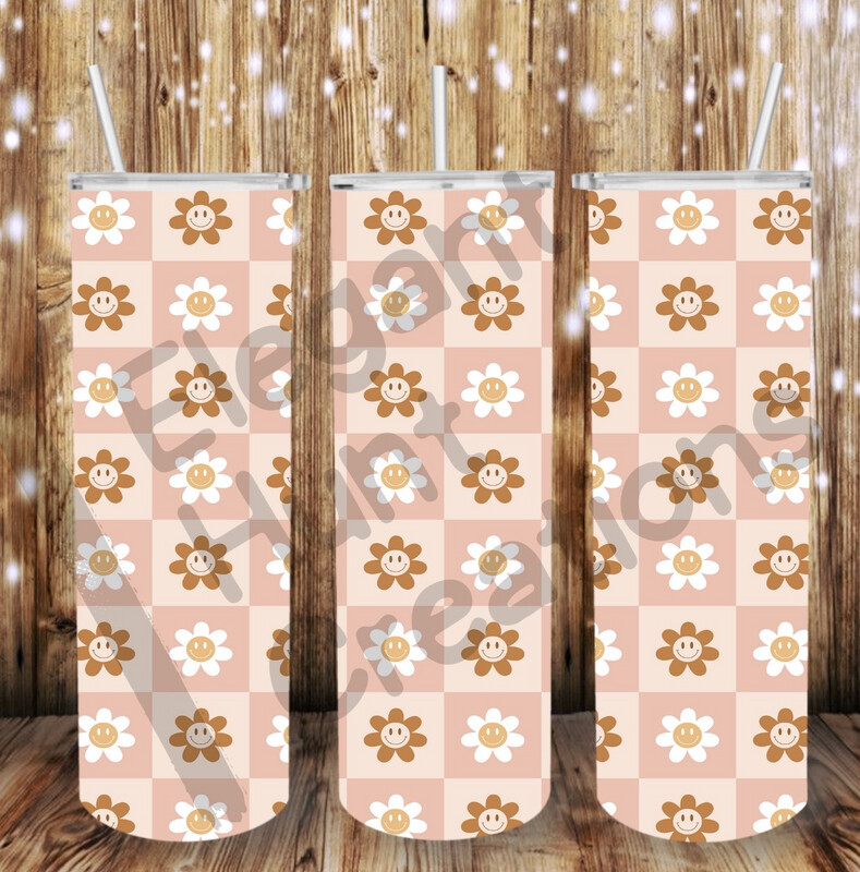 Plaid Happy Sub Tumbler