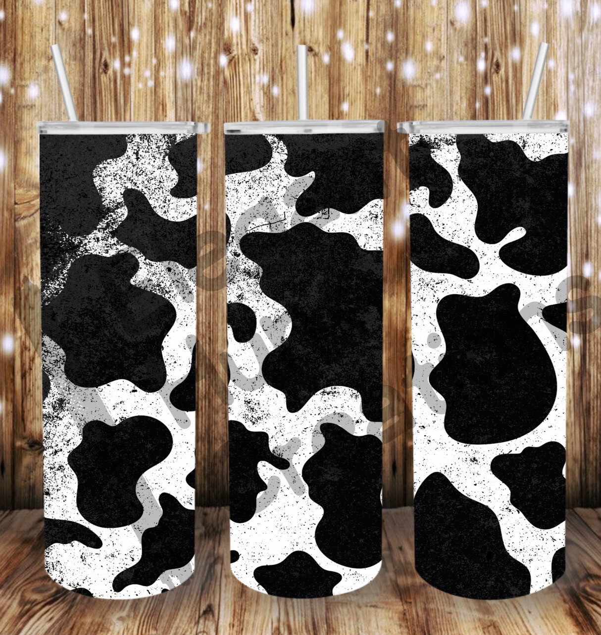 Cow Print Sub Tumbler