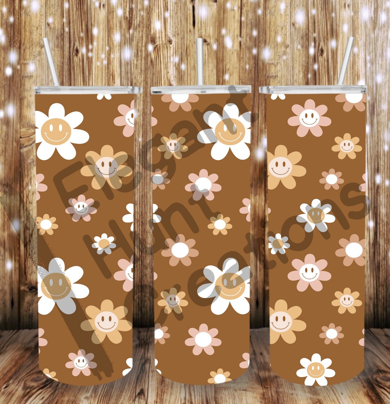 Floral Happy Sub Tumbler