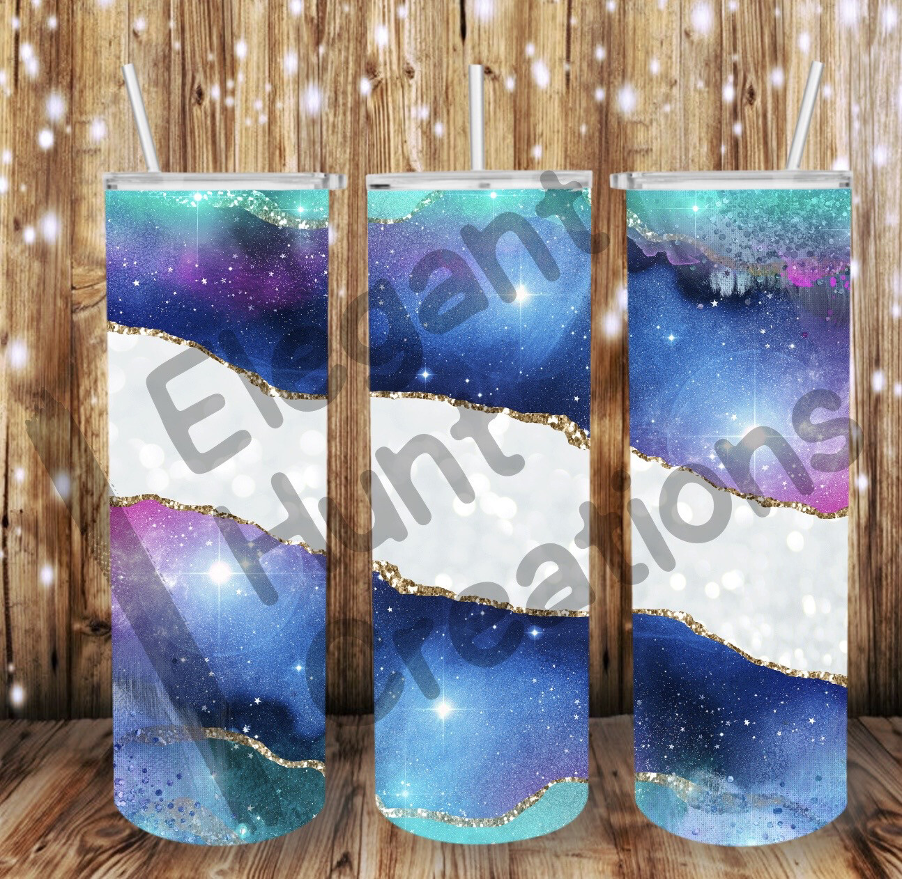 Watercolor Galaxy Sub Tumbler