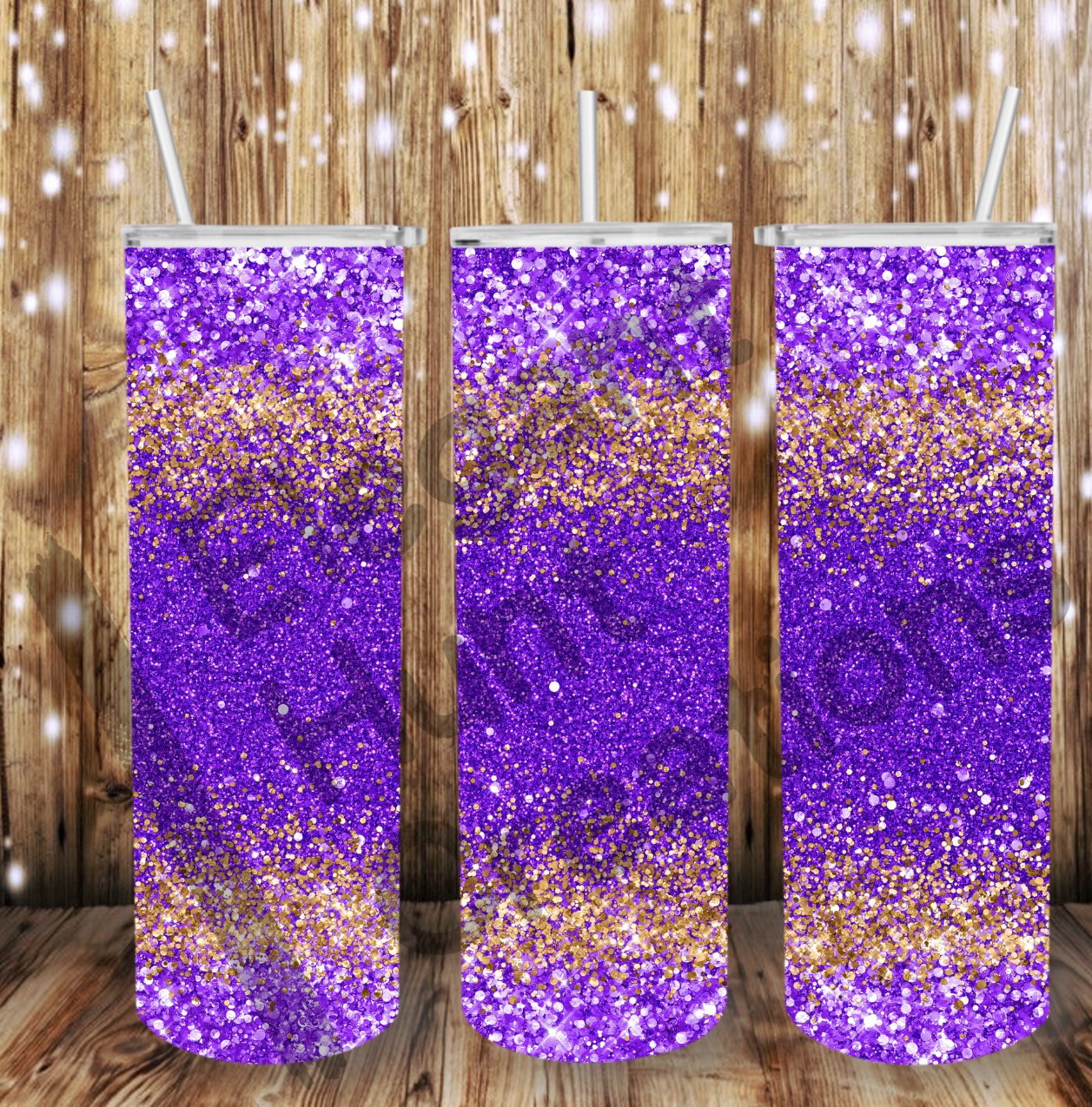 Purple/gold Ombre Sub Tumbler