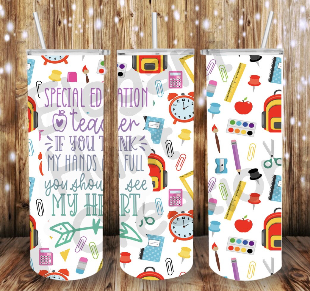 Special Education Teacher Sub Tumbler